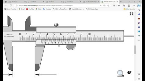 vernier calipers online|Interactive Vernier Calliper .